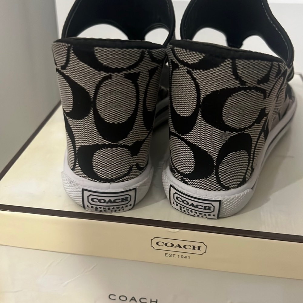 Authentic Coach Monogram Platform Sandals - image 2
